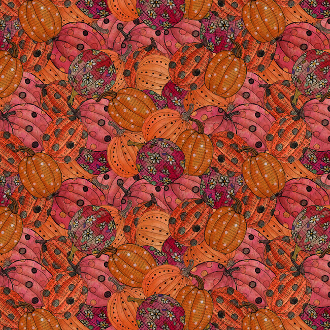 Faboolous, Orange Pumpkins Y4477-36, $0.22/cm or $22/m