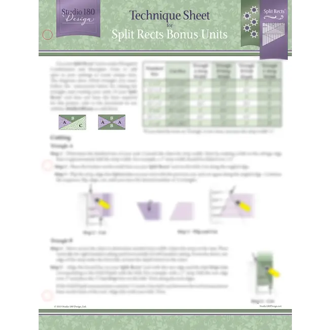 Split Rects Bonus Units - Technique Sheet
