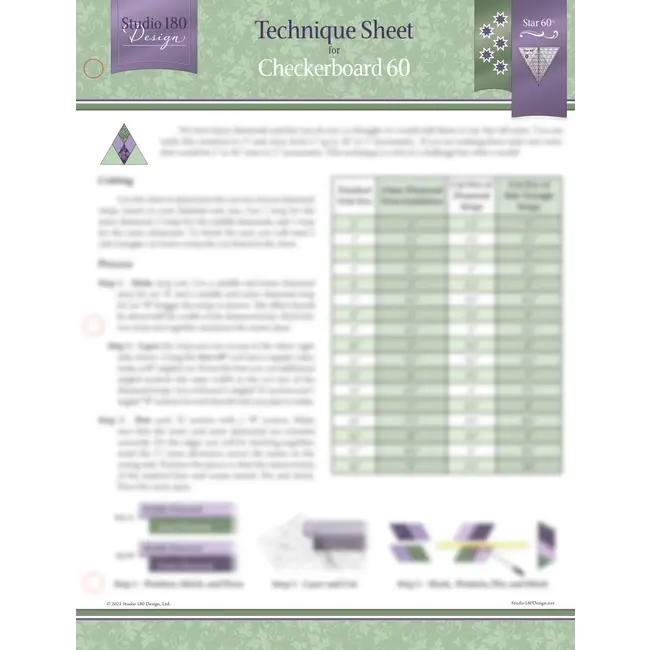 Checkerboard 60 - Technique Sheet