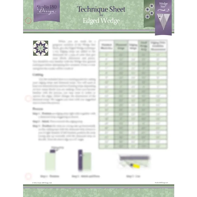 Edged Wedge - Technique Sheet