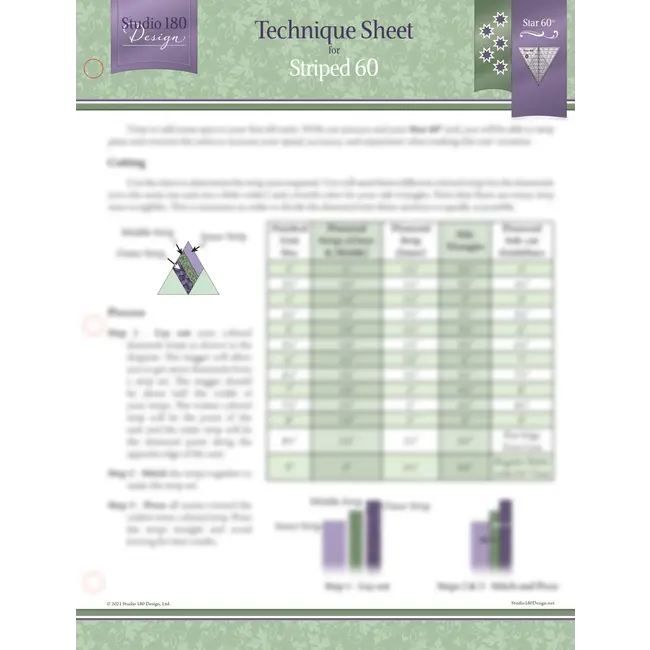 Striped 60 - Technique Sheet