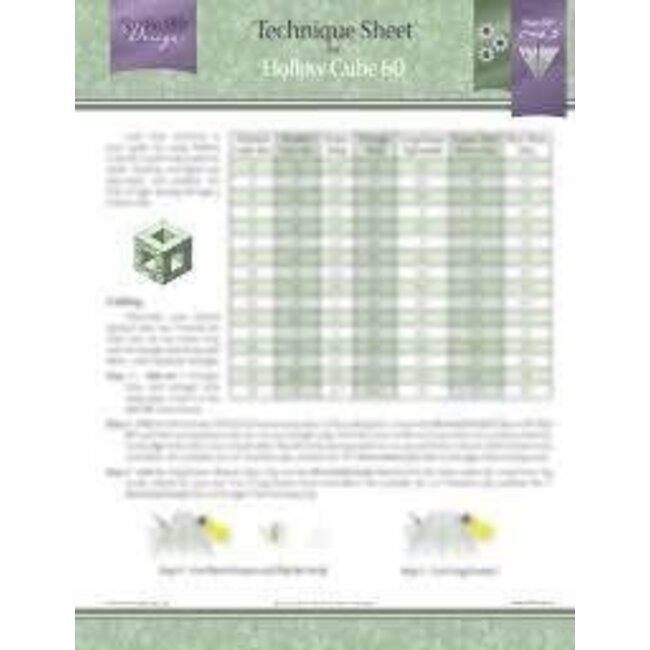 Hollow Cube 60  - Technique Sheet