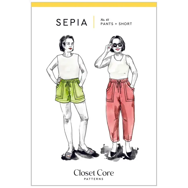 Sepia Pants and Shorts Pattern 0-20