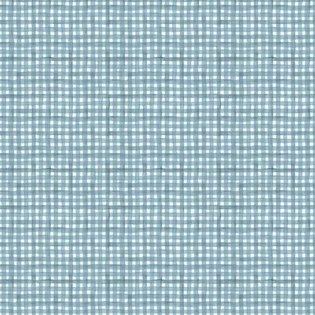 Glorious Fall, Gingham, Light Blue, $0.24/cm or $24/m