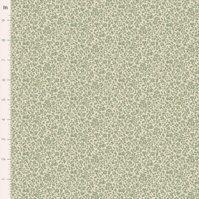 Tilda Blender Eve, Sage, $0.23/cm or $23/m