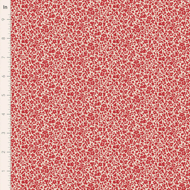 Tilda Blender Eve, Red, $0.23/cm or $23/m
