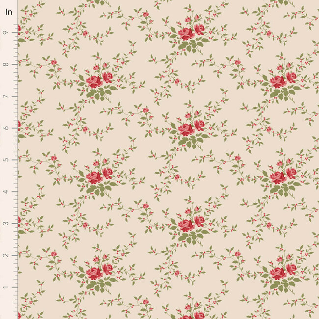 Tilda Blender Noel, Cream, $0.23/cm or $23/m
