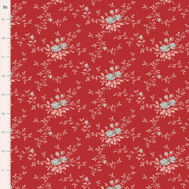 Tilda Blender Noel, Red, $0.23/cm or $23/m