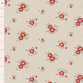 Tilda Tilda Merry Little Christmas, Joy, Blue, $0.23/cm or $23/m