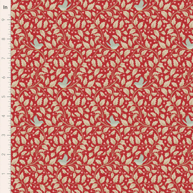 Merry Little Christmas, Holly Red 0.23/cm