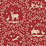 Tilda Merry Little Christmas, Paperscenes, Burgundy, $0.23/cm or $23/m