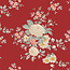 Tilda Merry Little Christmas, Carol, Burgundy, $0.23/cm or $23/m
