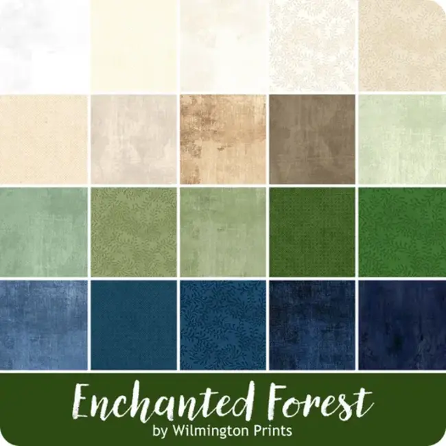 Enchanted Forest Charm Pack, 5" squares, 42 per pack