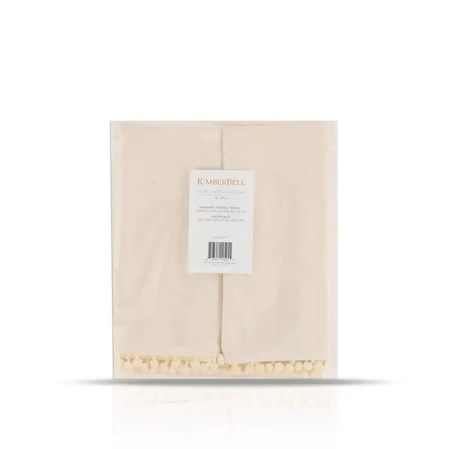 Ivory Linen Place Mat Blank