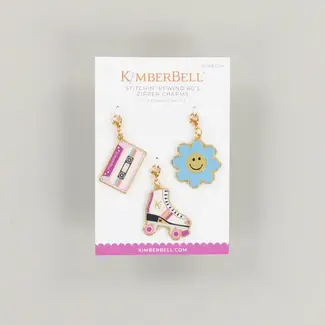 Kimberbell Designs 80s Zipper Charms, Set of 3