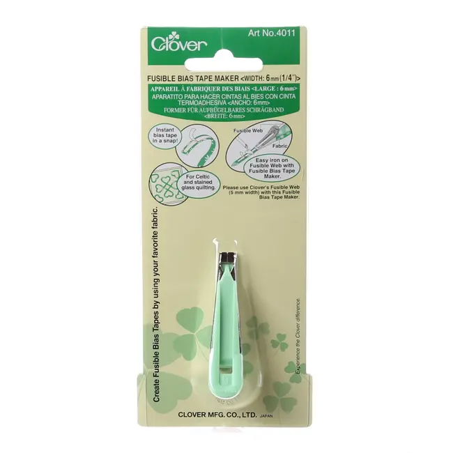 Fusible Bias Tape Maker, 6mm / 1/4"