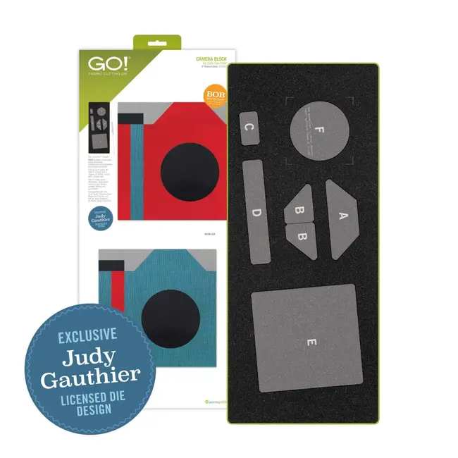 GO! Camera Block-8" Finished by Judy Gauthier