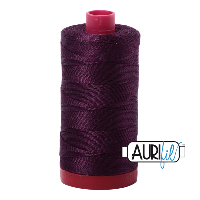 AURIFIL 12 WT Very Dark Eggplant 1240