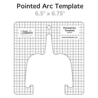 Handi Quilter Pointed Arc Template *discontinued
