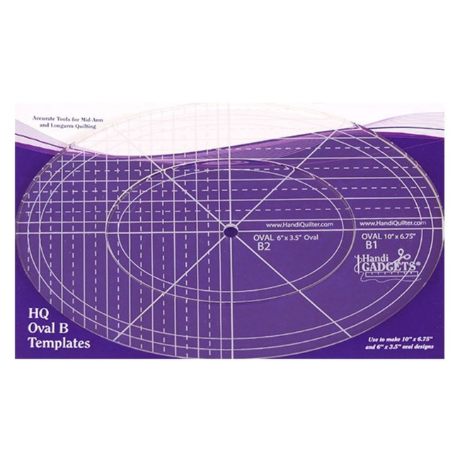HQ Oval B 10", 6" (set)