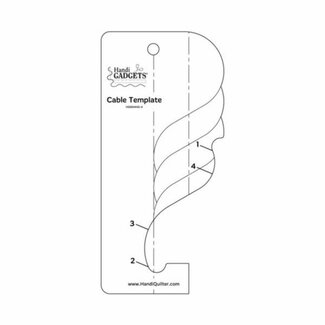 Handi Quilter Cable Template Ruler *discontinued