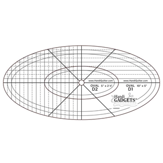 Handi Quilter HQ Oval D 10", 4" (set)