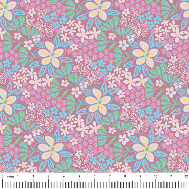 How Does Your Garden Grow, Full Bloom, $0.22/cm or $22/m