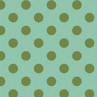 Tilda 55cm CUT - Chambray Dots, Tealgreen 160059 $0.25 per cm or $25/m