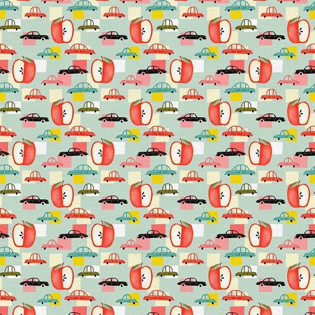 City Life, Big Apple Cars, Blue, $0.21/cm or $21/m