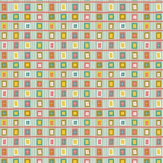 PBS Fabrics City Life, Window View, $0.21/cm or $21/m