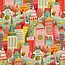 City Life Canvas, Cityscape, $0.35/cm or $35/m