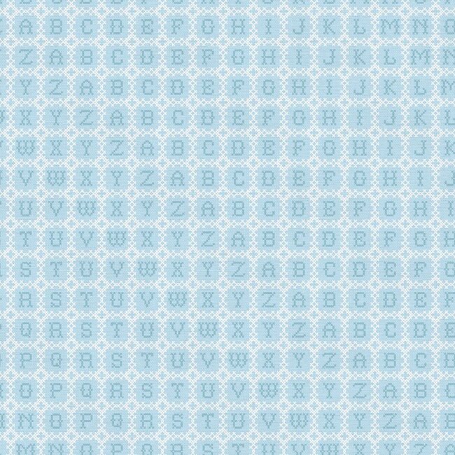 Goose Tales, ABC Cross Stitch, Blue, $0.21/cm or $21/m