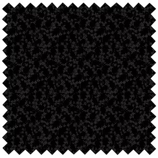 Connecting Threads Monochrome, Dreamy Daisies, Black, $0.20/cm or $20/m