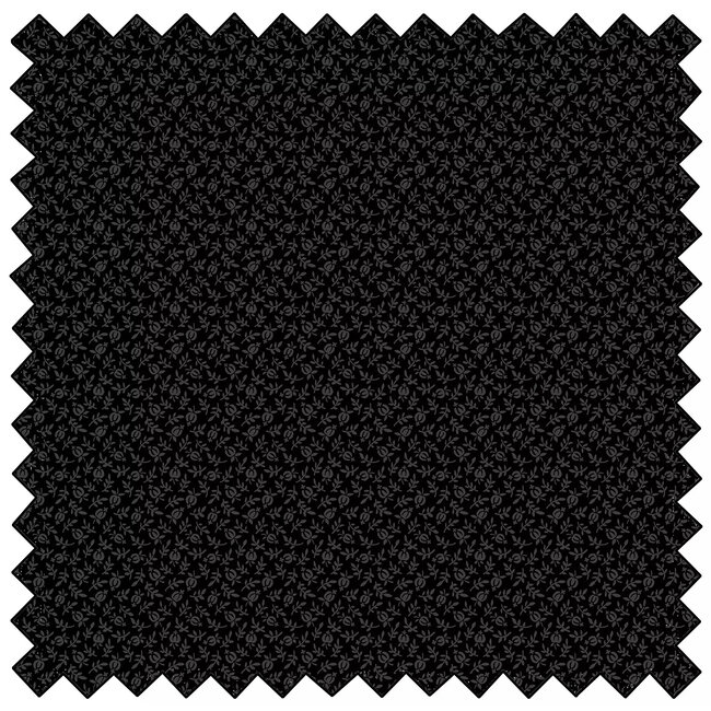 Monochrome, Squash Blossom, Black, $0.20/cm or $20/m
