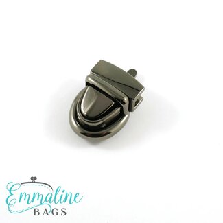 Emmaline Baby Press Lock, Gunmetal
