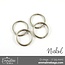 O-Rings, 1" (25mm), 4pk, Nickel
