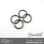 O-Rings, 1" (25mm), 4pk, Gunmetal