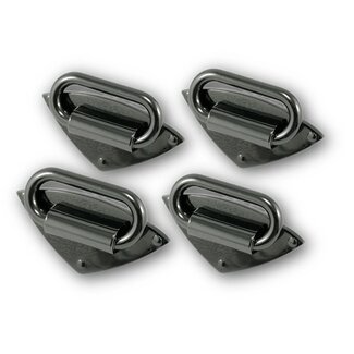 Emmaline Strap Anchor, Diamond (4pk), Gunmetal