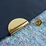 Half Moon - Magnetic Edge Clasp, Gold