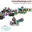 Chicago Screws, Large size 3.8" x 3/8", 20pk, Iridescent Rainbow