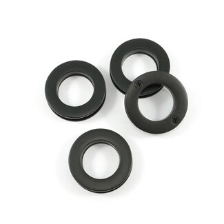 Emmaline Screw Together Grommets, 3/4" Round (4pk), Matte Black