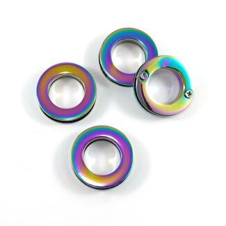 Emmaline Screw Together Grommets, 3/4" Round (4pk), Rainbow