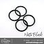 O-Rings, 1-1/2", 4pk, Matte Black