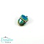 Baby Press Lock, Iridescent Rainbow