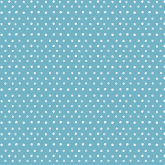 Clothworks Santa Paws, Dot, Sky, $0.22/cm or $22/m