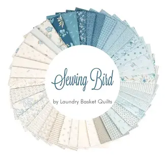 Andover Sewing Bird, Fat Quarter Bundle, 38 pieces