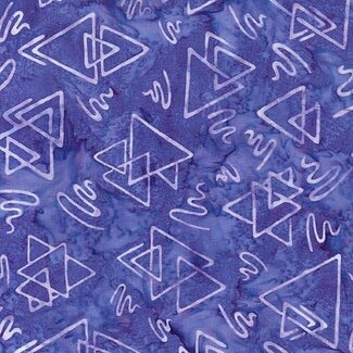 Island Batik Bubbles, Curves, and Corners, 612406425, Triangles and Squiggles, Purple Heather, $0.22/cm or $22/m