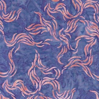 Island Batik Bubbles, Curves, and Corners, 612404425, Roving, Purple Heather, $0.22/cm or $22/m