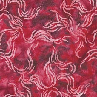 Island Batik Bubbles, Curves, and Corners, 612404380, Roving, Red Redwood, $0.22/cm or $22/m