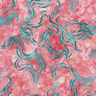 Island Batik Bubbles, Curves, and Corners, 612404110, Roving, Pink Bubblegum, $0.22/cm or $22/m